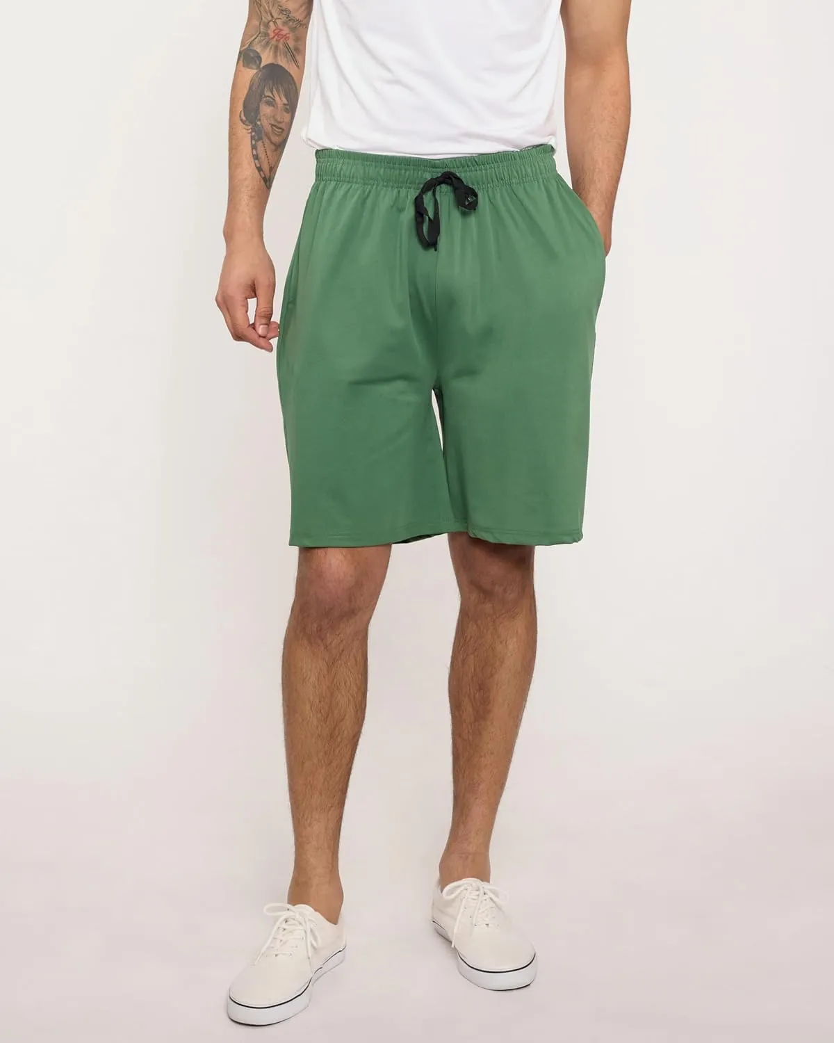 5 Pack Men's Active Quick Dry Fit Shorts - Athletic Running Gym Workout Casual Shorts with Pockets Bulk