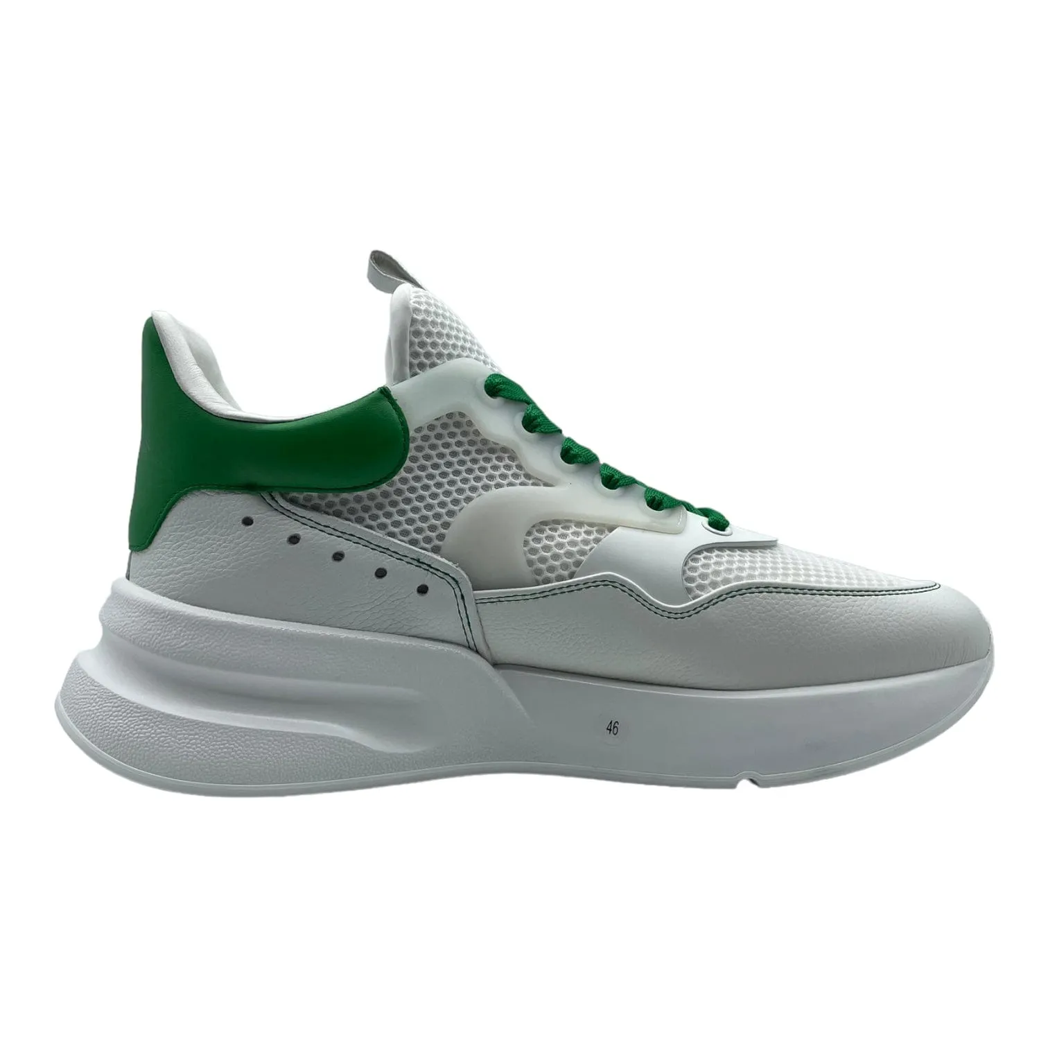 Alexander McQueen Oversized Runner White Green