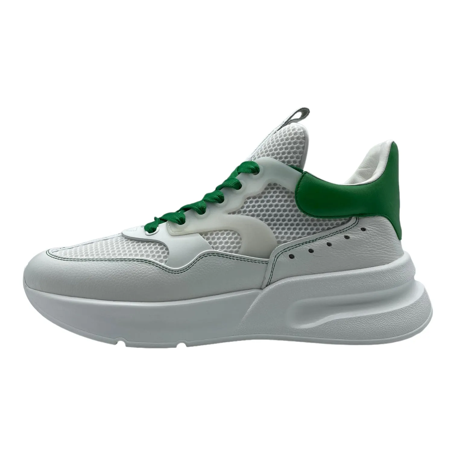 Alexander McQueen Oversized Runner White Green