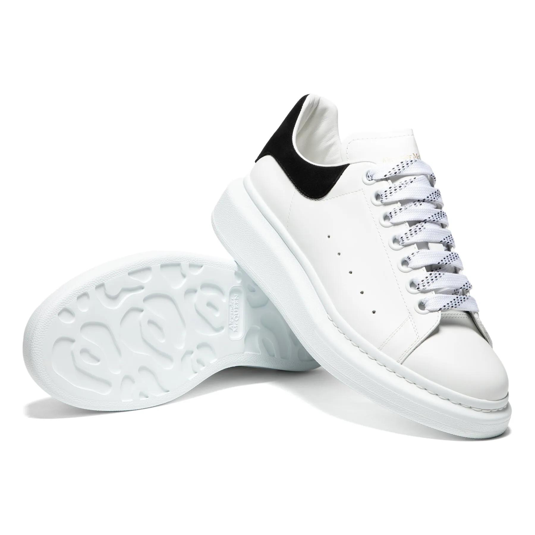 Alexander McQueen Womens Oversized Sneaker (White/Black)