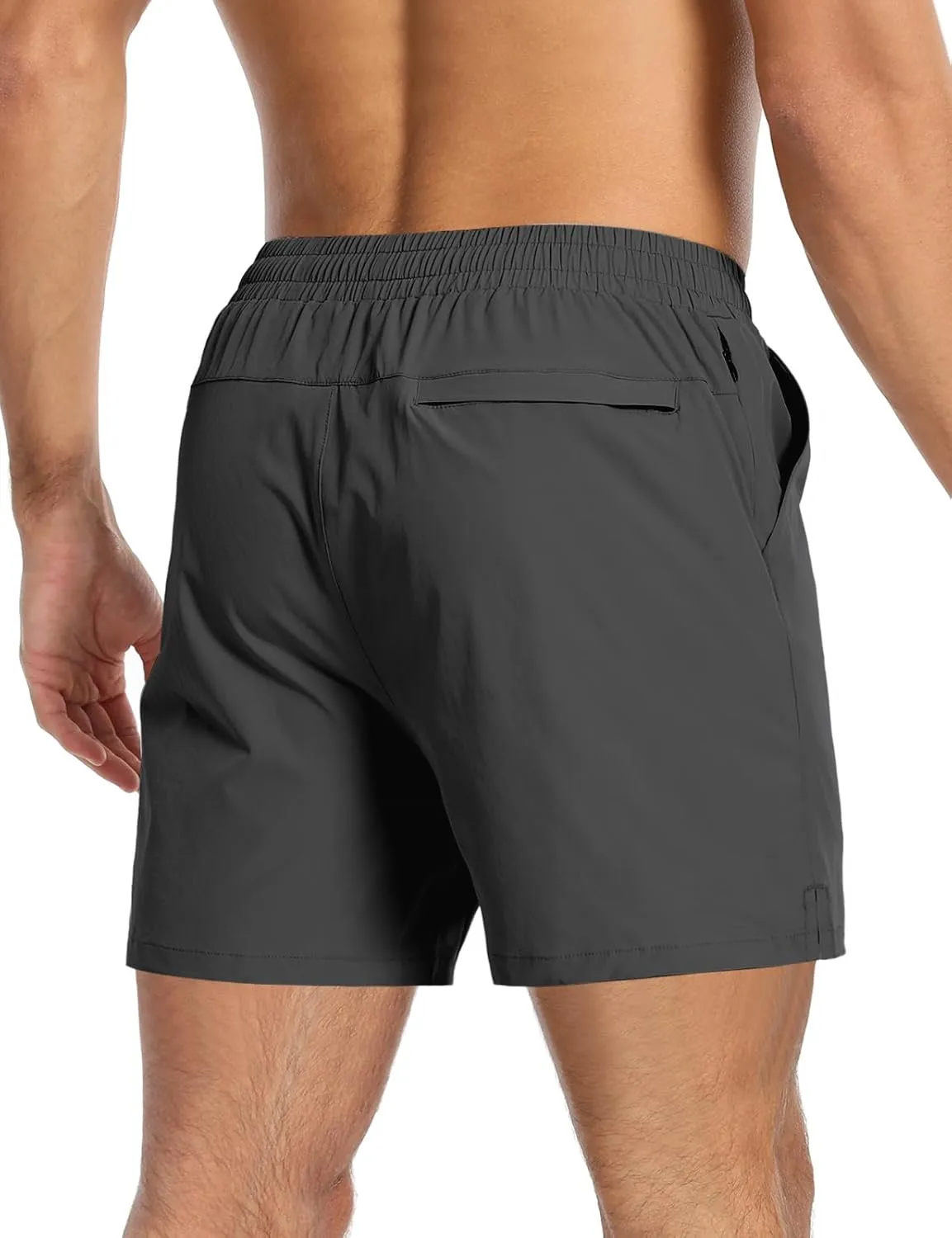 Aolesy Men??s 2 in 1 Running Shorts -5''/7'' Quick Dry Workout Gym Shorts with Pockets, Tennis Training Athletic Shorts