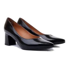 Bioeco 6508 BLACK  Patent Leather Court Shoes 6508-1974