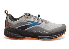 Brooks Cascadia 16 (2E Width) - Oyster Mushroom/Orange (Mens)