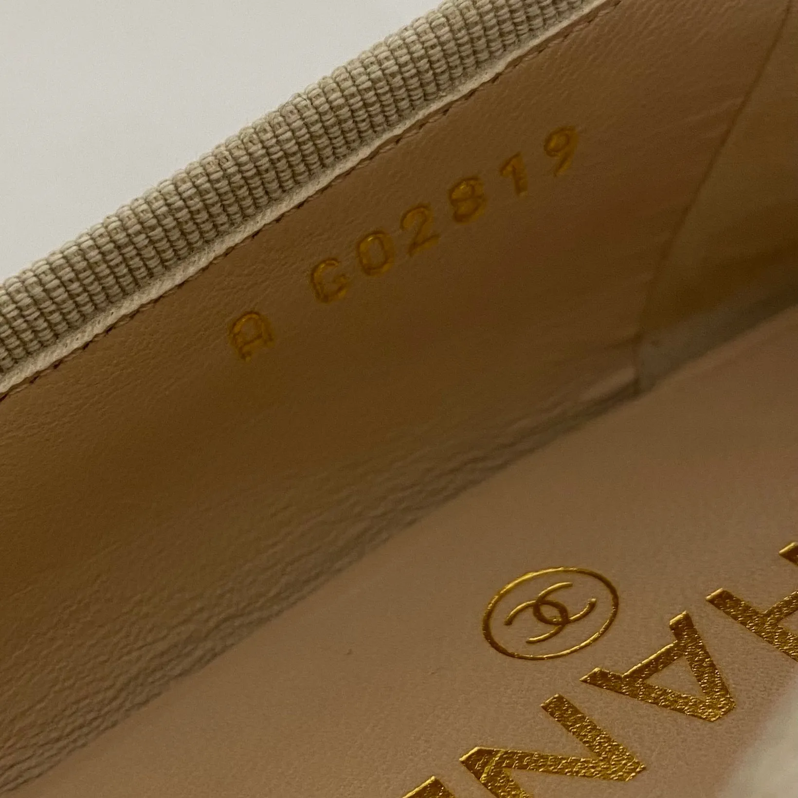 Chanel Champagne & Pastel Tweed Ballet Flats
