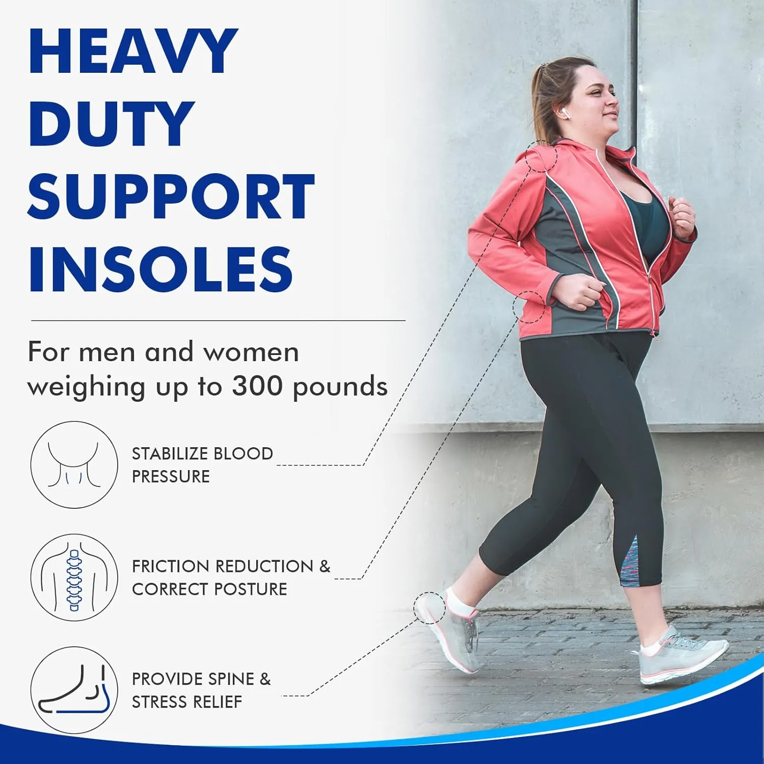 ERGOfoot Metatarsalgia Insoles, Heavy Duty Work Boot Inserts for Women Men, Relieve Morton's Neuroma and Reduce Metatarsal, Ball of Foot Pain for Standing All Day