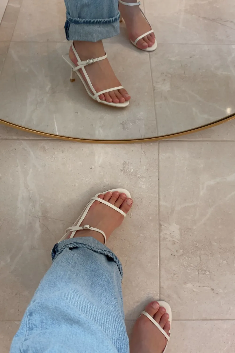 Kate Kitten Heel - White