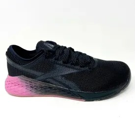 Reebok Nano 9 Black Pink Mens Size 8.5 Cross Training Sneakers FU7561