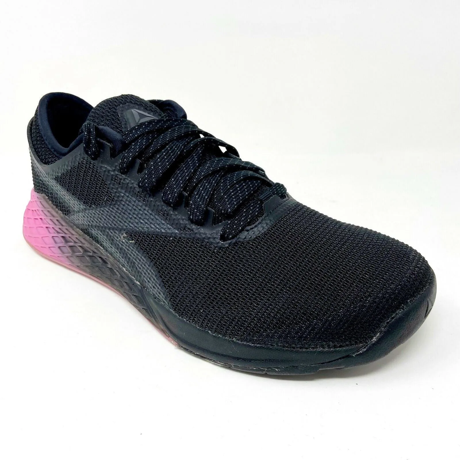 Reebok Nano 9 Black Pink Mens Size 8.5 Cross Training Sneakers FU7561
