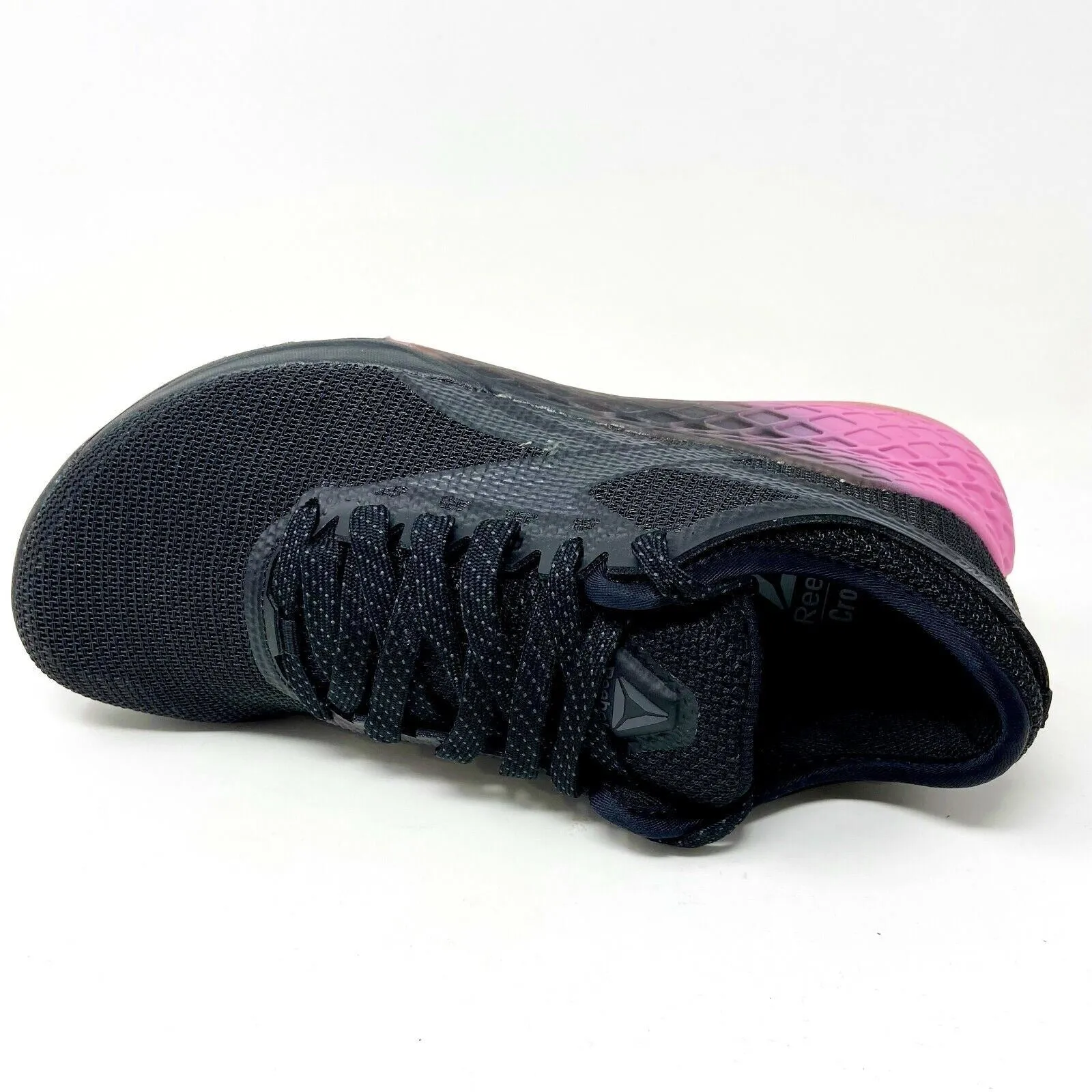 Reebok Nano 9 Black Pink Mens Size 8.5 Cross Training Sneakers FU7561