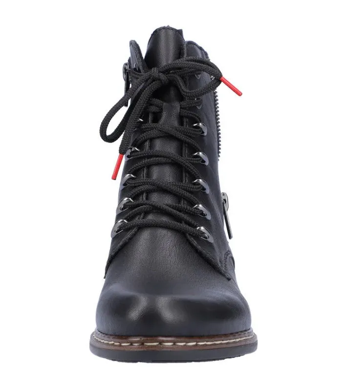 Rieker Womens Boot Y0800 Black/Black