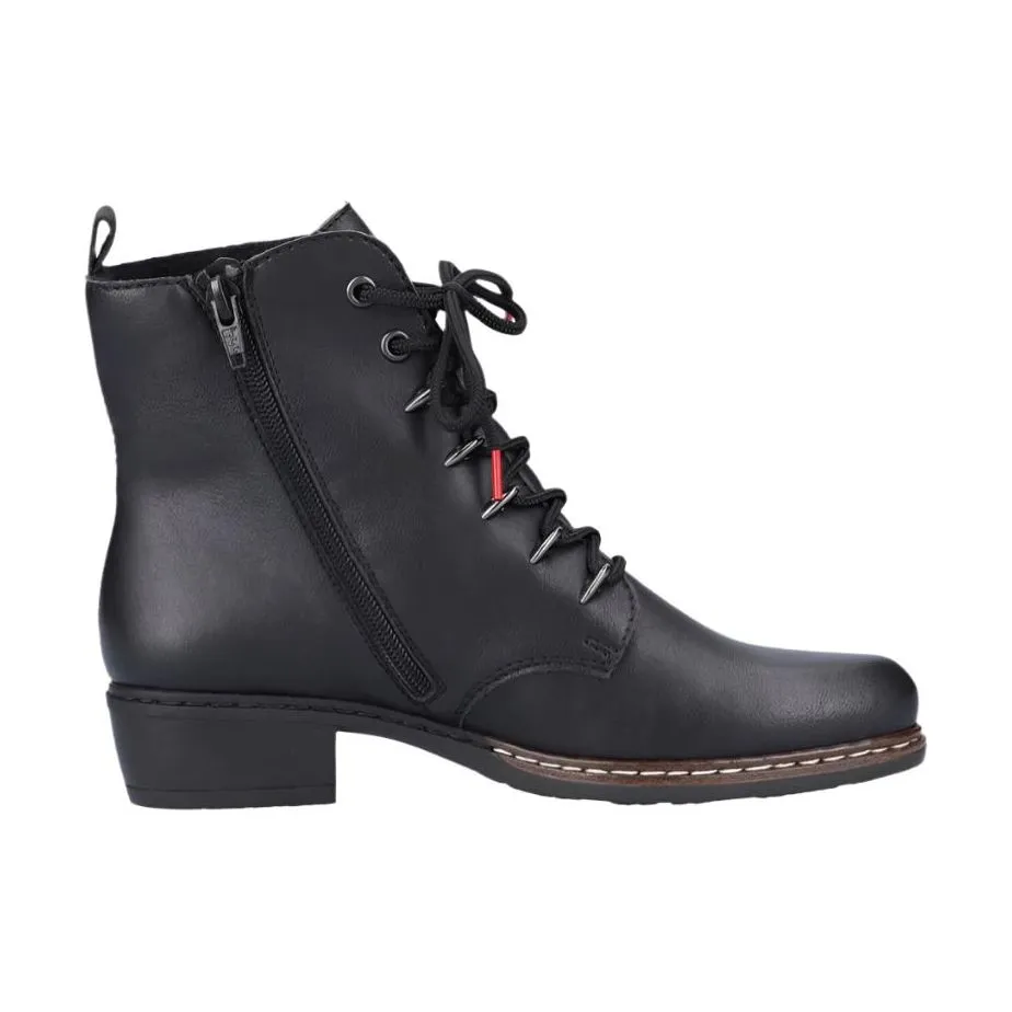 Rieker Womens Boot Y0800 Black/Black