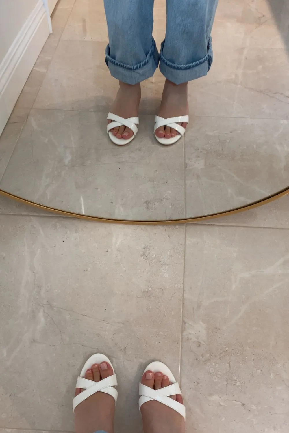 Rosa Heel - White