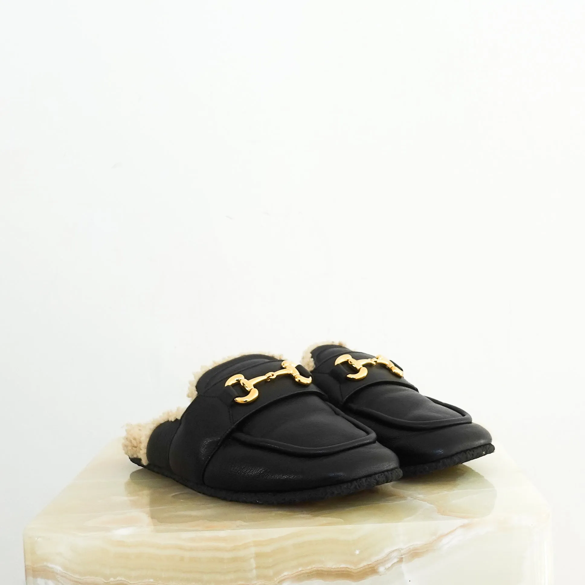 Shearling Lined Backless mules RRP £850