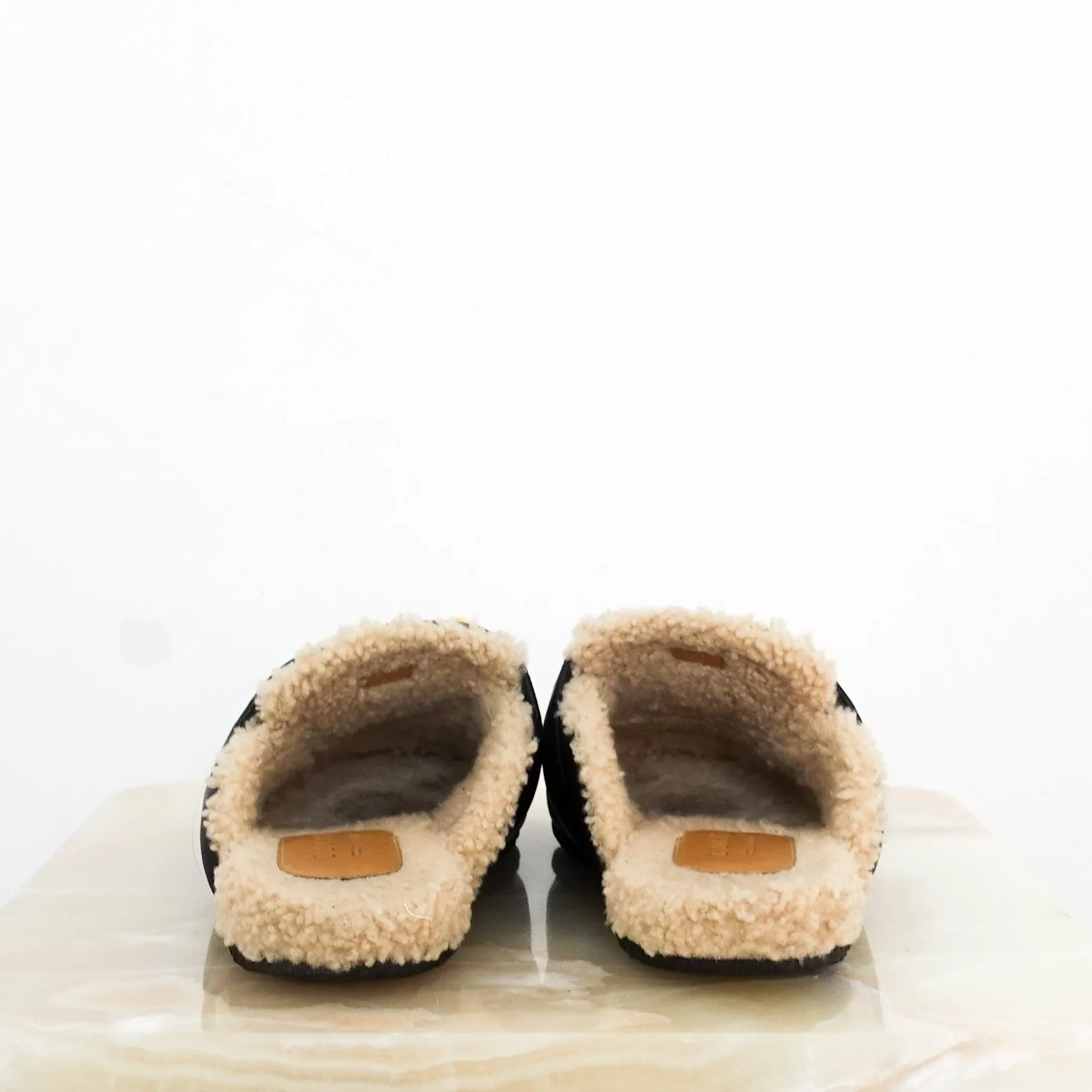 Shearling Lined Backless mules RRP £850