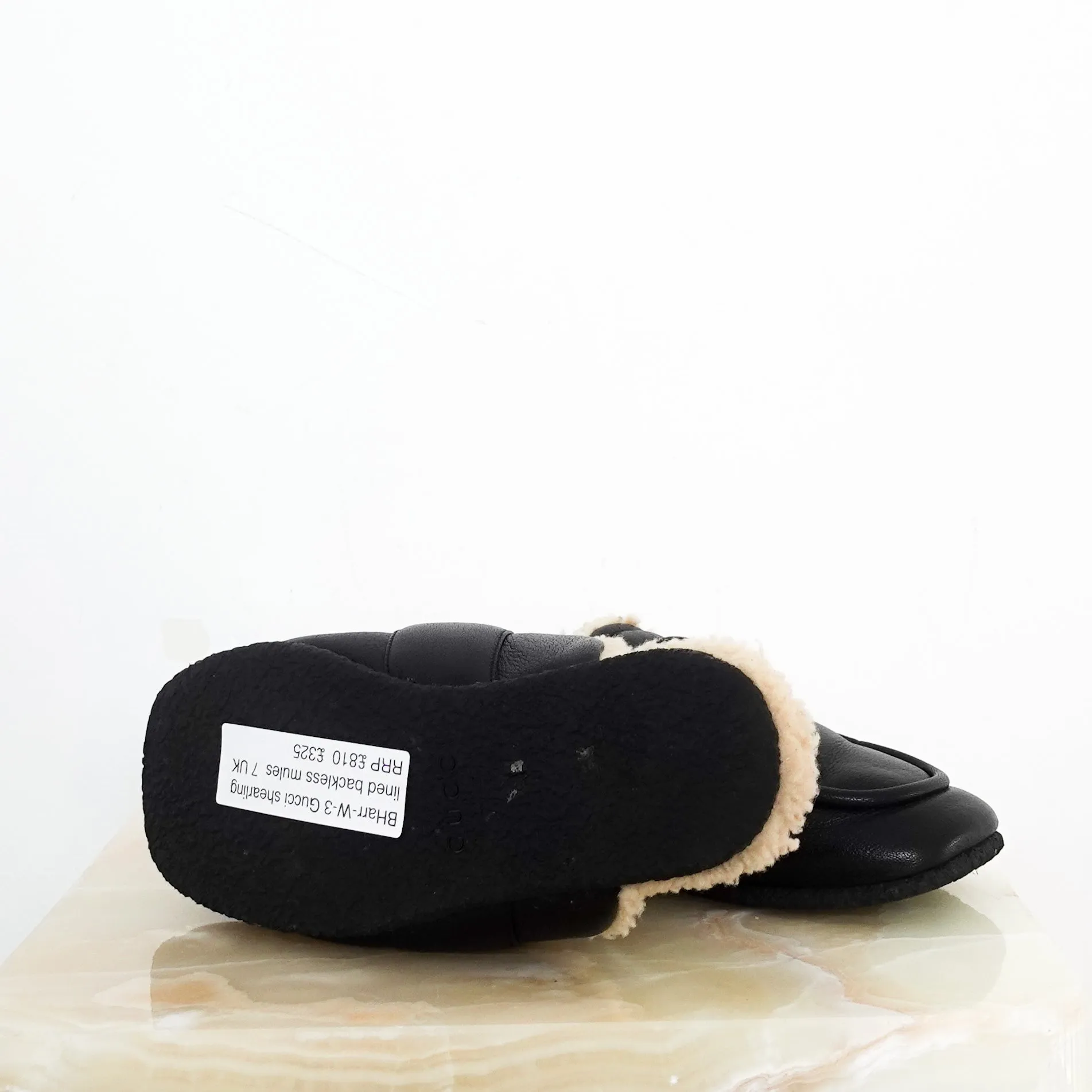 Shearling Lined Backless mules RRP £850