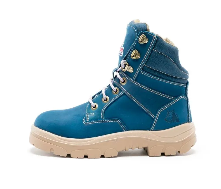 STEEL BLUE 512761 SOUTHERN CROSS LADIES ZIP SIDED BOOT - BLUE