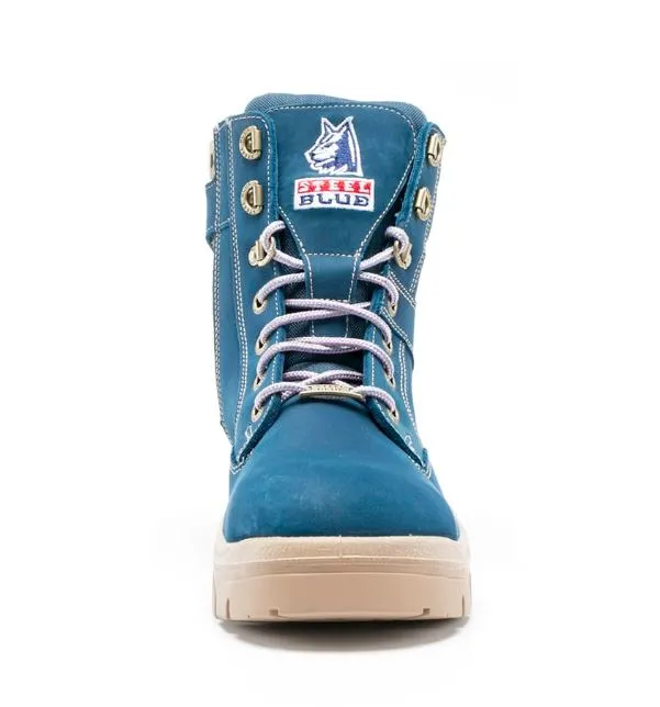 STEEL BLUE 512761 SOUTHERN CROSS LADIES ZIP SIDED BOOT - BLUE