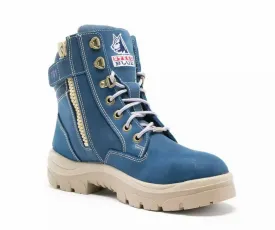 STEEL BLUE 512761 SOUTHERN CROSS LADIES ZIP SIDED BOOT - BLUE