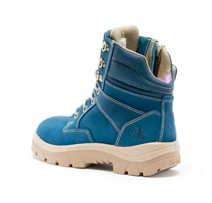 STEEL BLUE 512761 SOUTHERN CROSS LADIES ZIP SIDED BOOT - BLUE